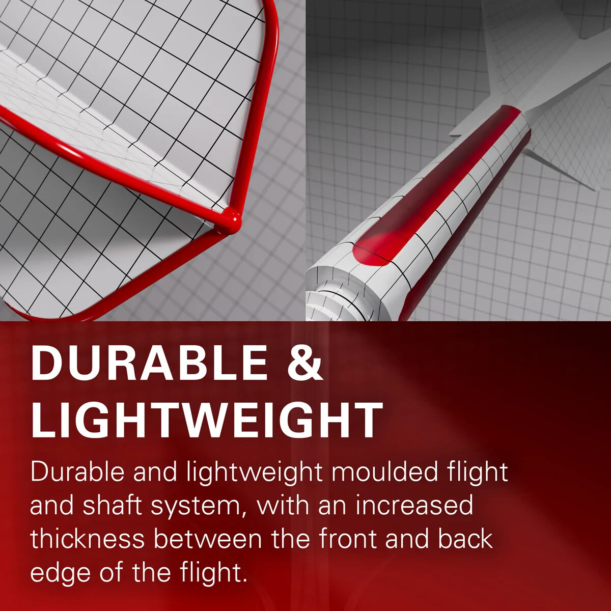DIMITRI VAN DEN BERGH TARGET K-FLEX 1 PIECE MEDIUM SHAFT & NO2 FLIGHT