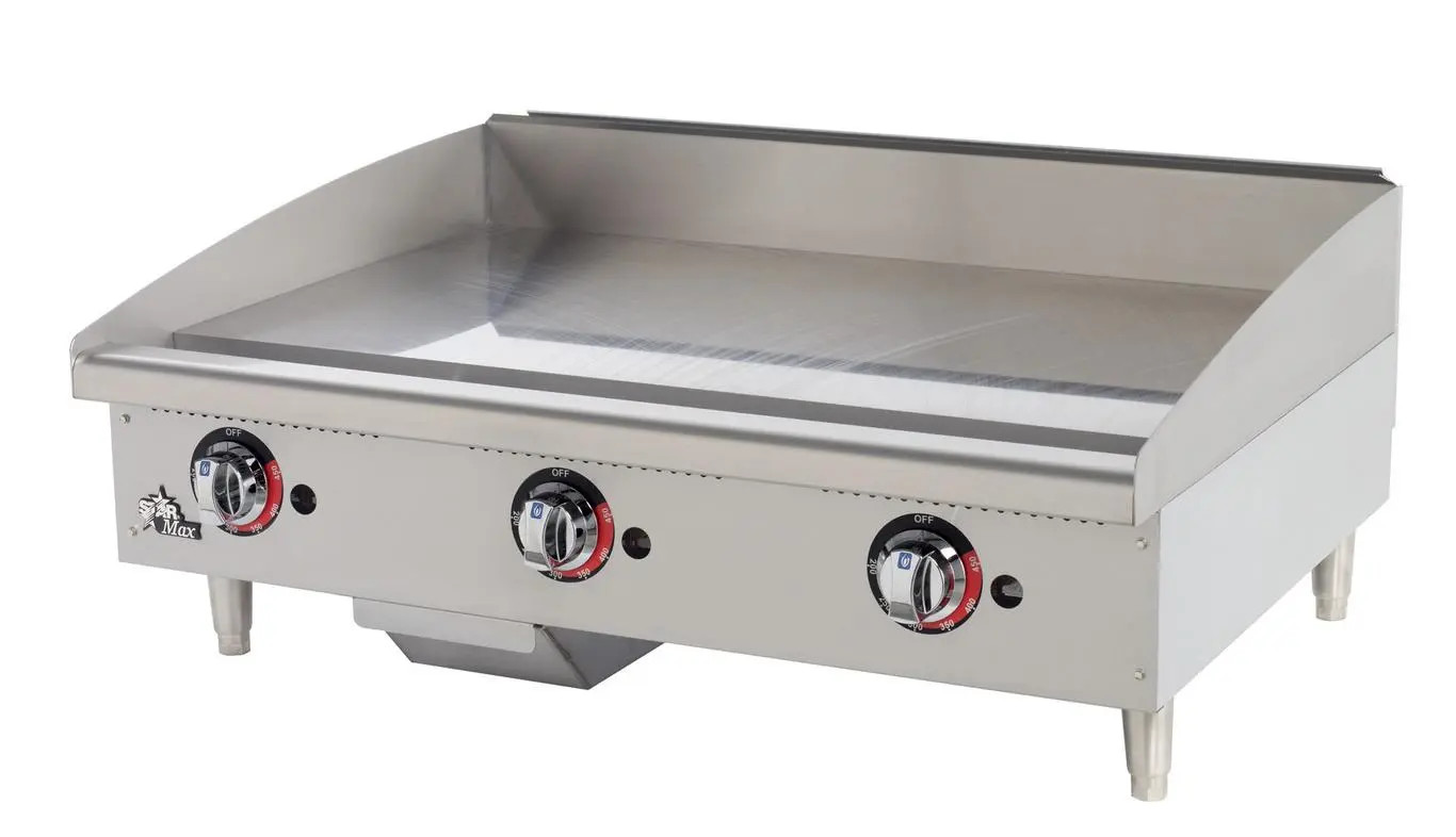 Star 636TSPF Star-Max 36in Thermostatic Gas Griddle w/ Safety Pilot