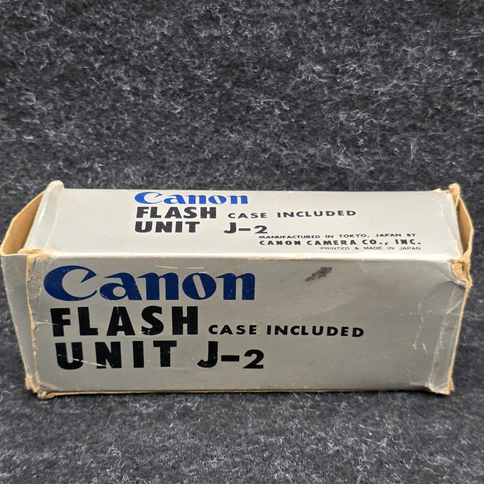 Rare Canon J-2 Flash Unit W/ ORIGINAL BOX & CASE