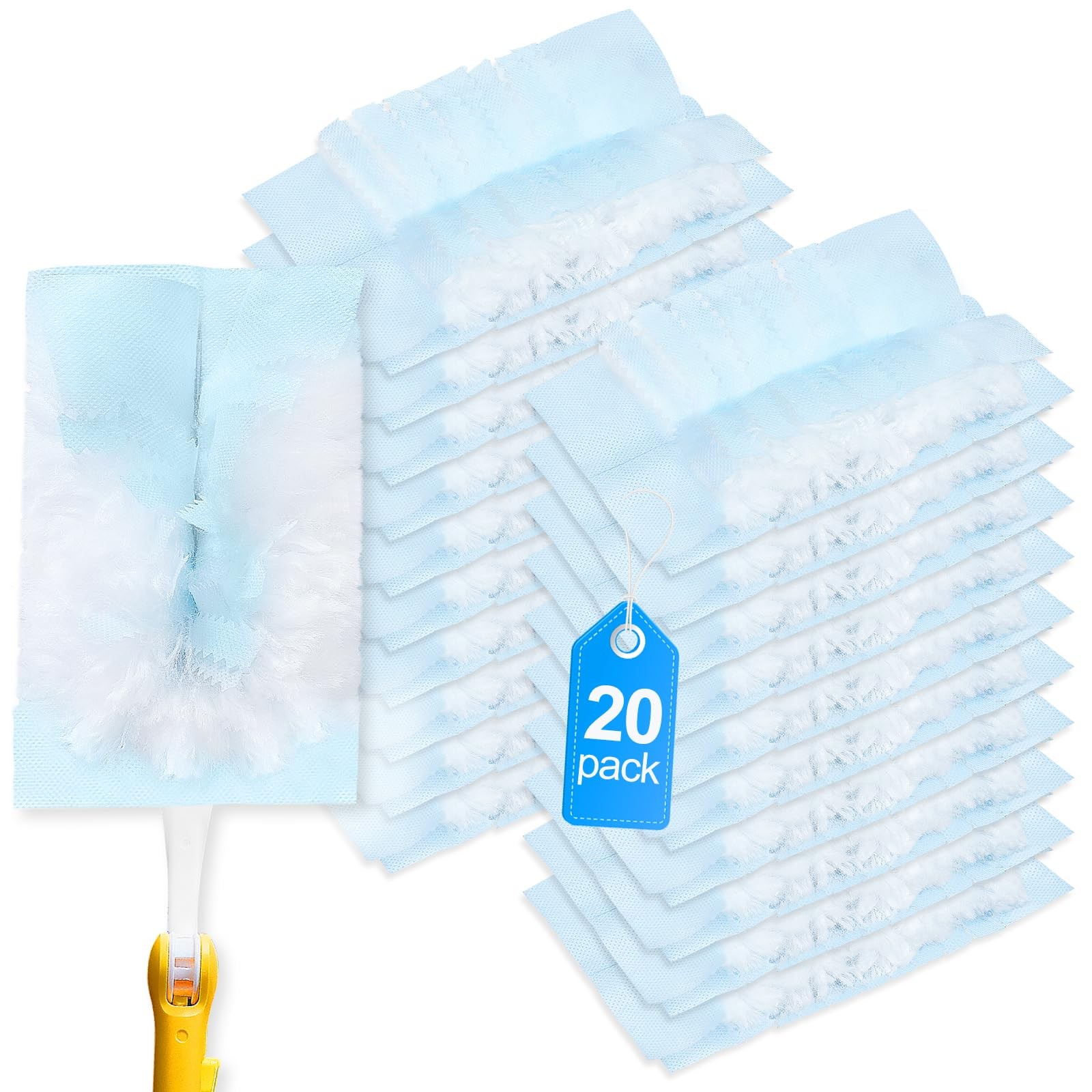YagoDago Duster Refill Compatible with Swiffer Hand Duster, Unscented Disposa...