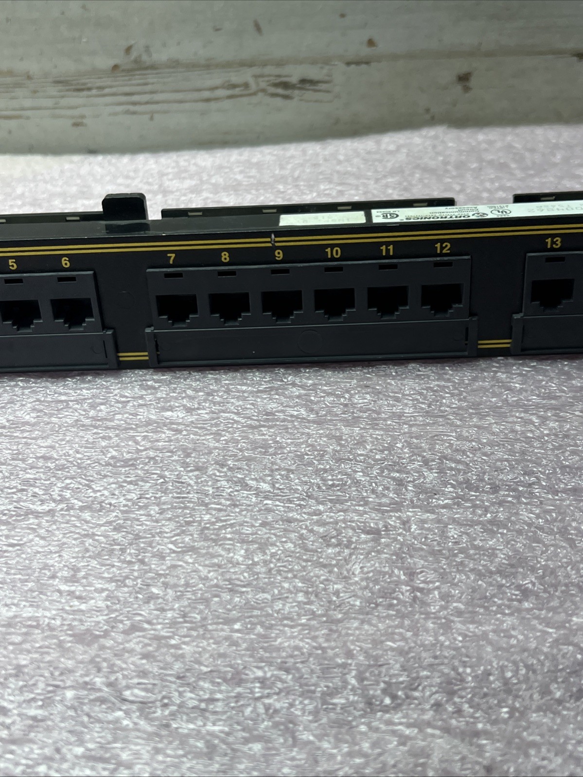 Used Ortronics OR-851004862 24 Port 110 Patch Panel Cat 5