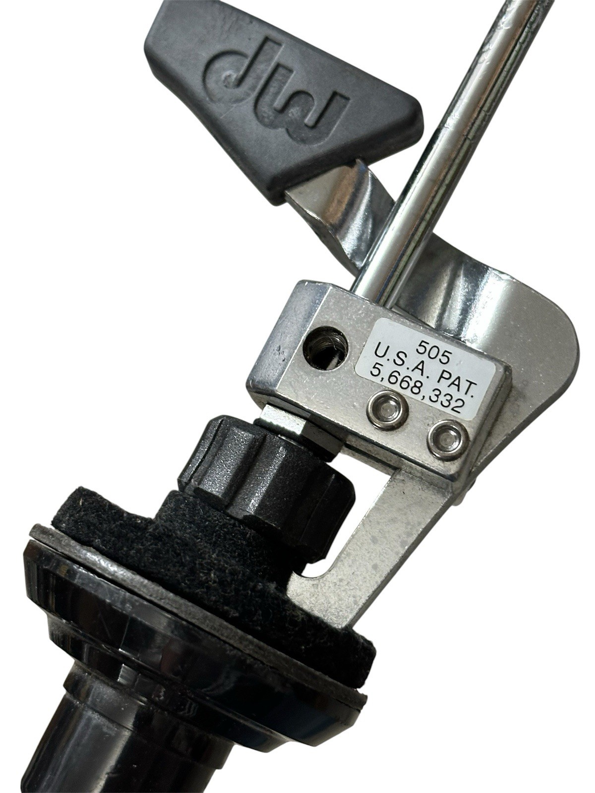 DW DRUM WORKSHOP Fixed Hi-Hat Cymbal Holder Arm Mount w Clamp