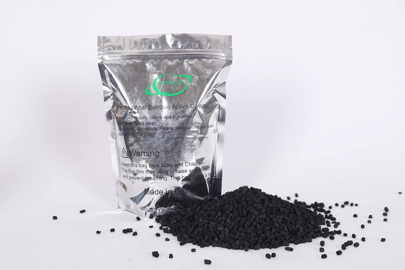 Activated Carbon Aquarium Bamboo Charcoal Pellets Clear Than Coal Filter Medi...