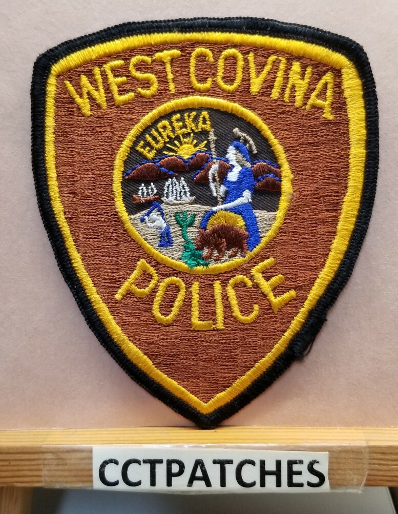 WEST COVINA, CALIFORNIA POLICE SHOULDER PATCH CA