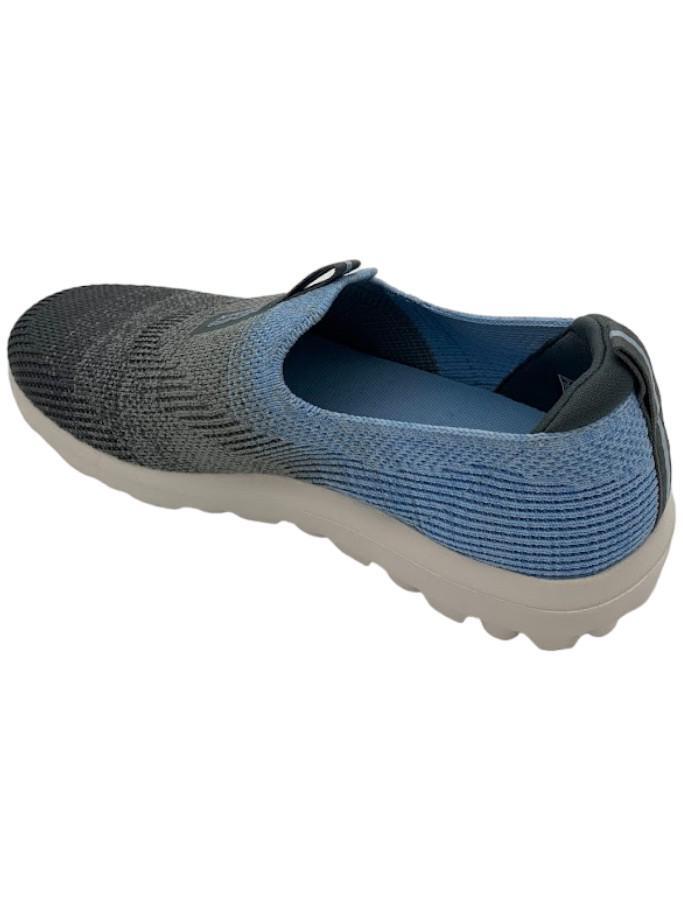 Skechers GOwalk Travel Ombre Washable Vegan Slip-Ons Ibiza Gray/Blue