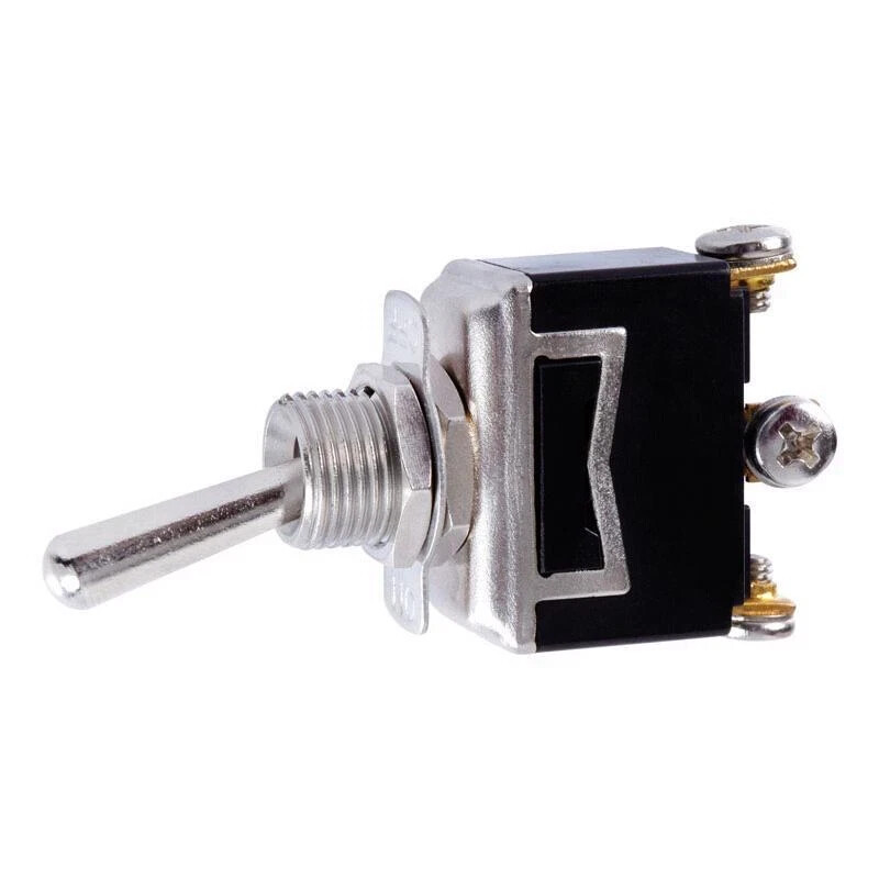 Jandorf 61166 10A 125V 1-Pole SPDT Contact 3-Screw Terminal Toggle Switch