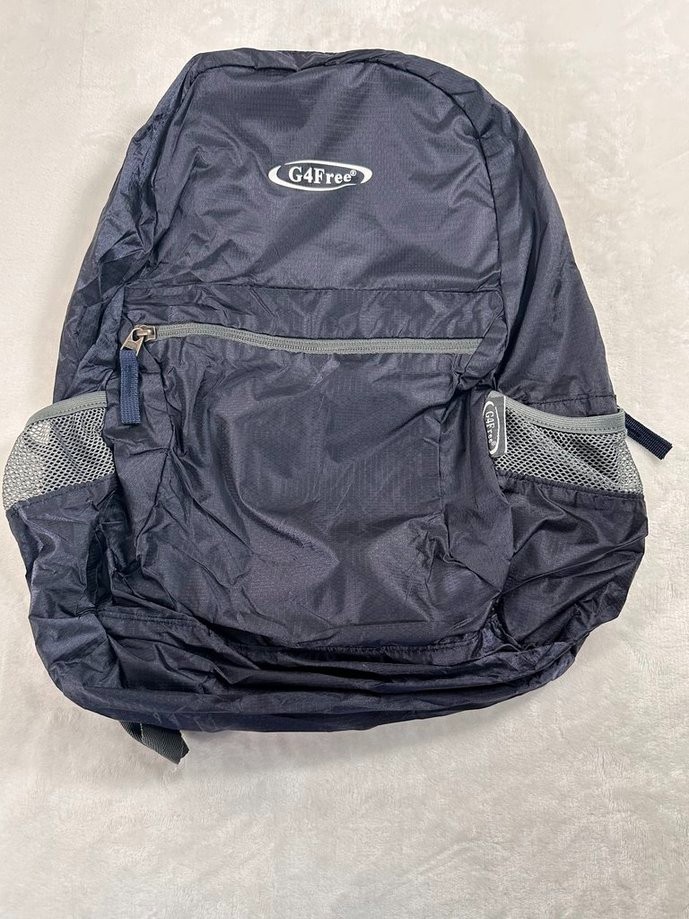 G4Free Dark Gray/Black 20L Lightweight Small Packable Backpack Foldable Outdoors