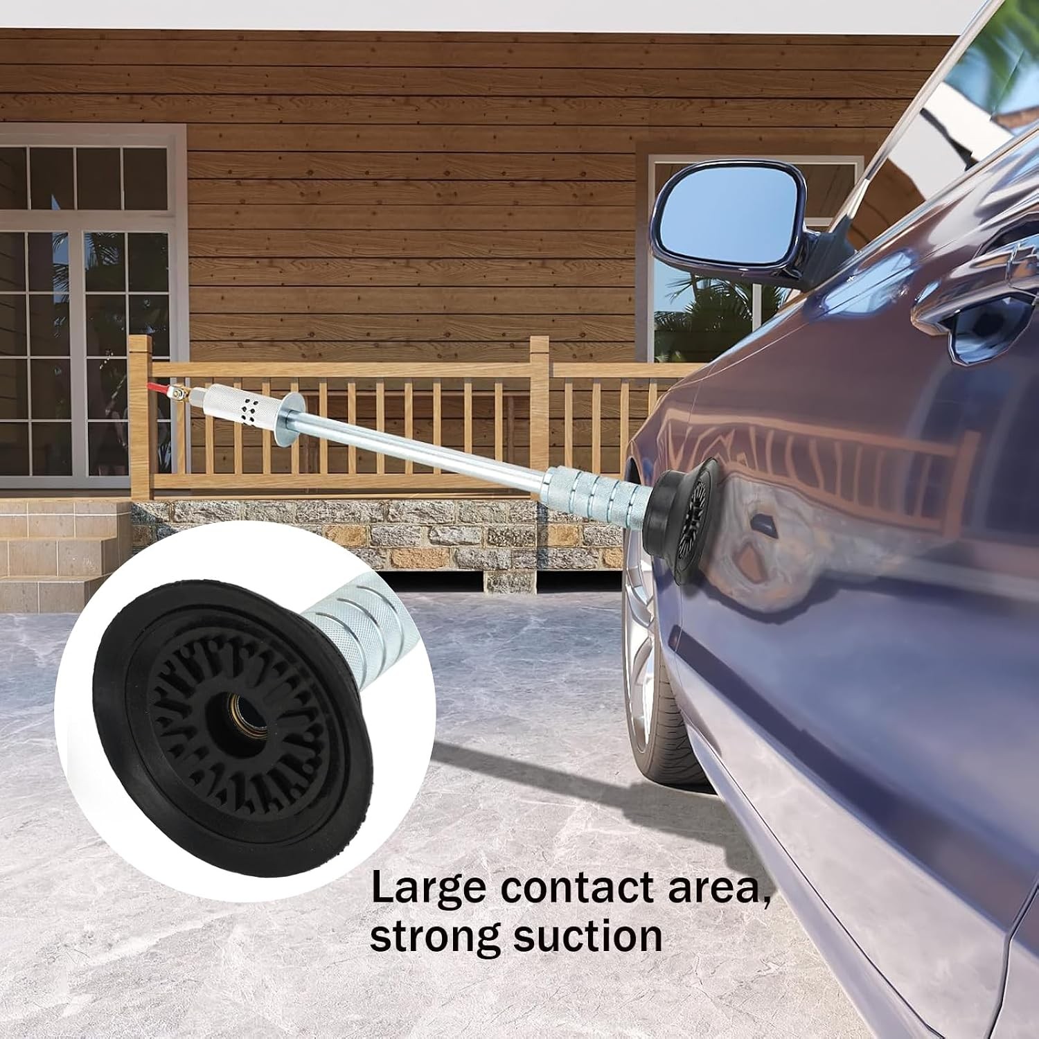 Air Pneumatic Suction Dent Puller Slide Hammer Pulling Car Body Repair Work Tool