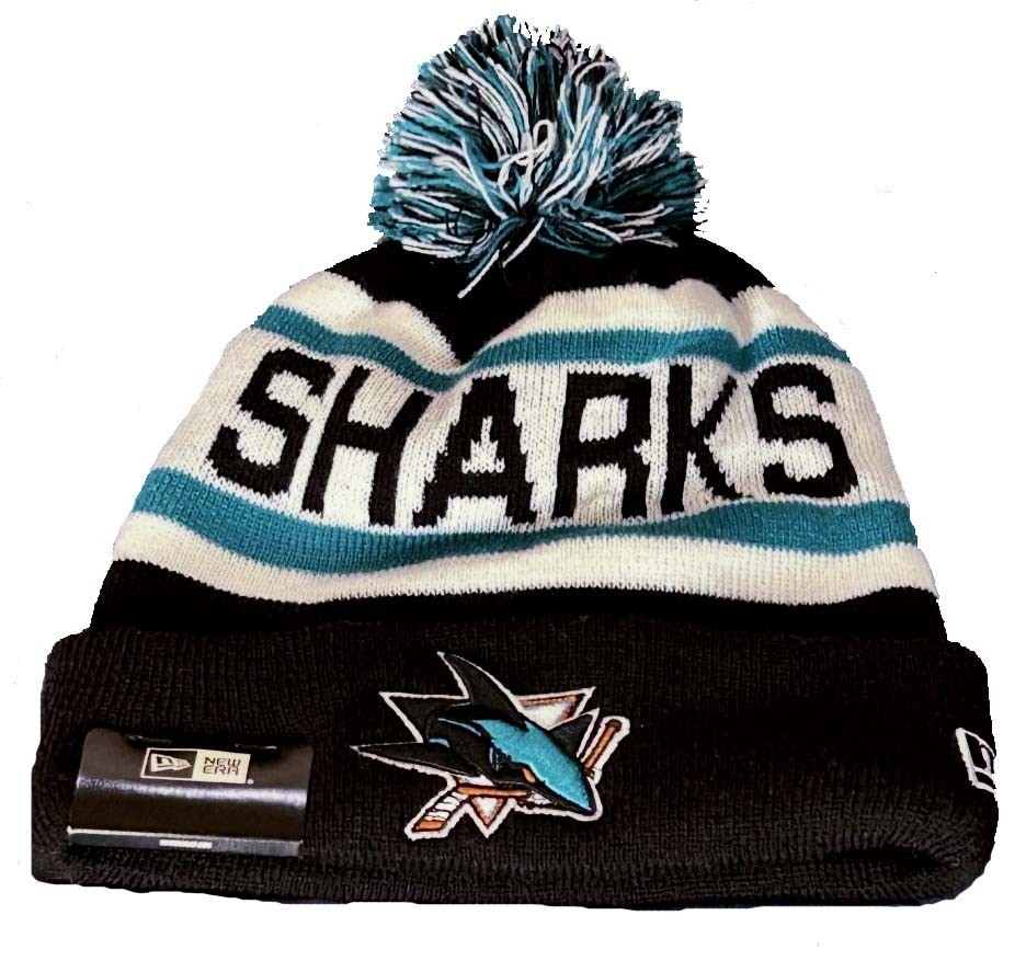NHL Authentic NWT New Era San Jose Sharks Cold Weather Sport Knit Beanie Hat