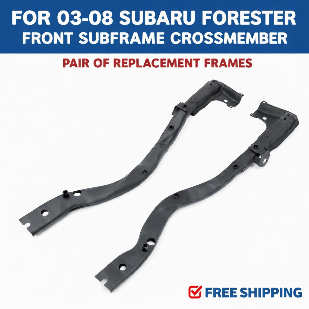 Pair Front Subframe Crossmember For 03-08 Subaru Forester 50515SA010 50515SA000