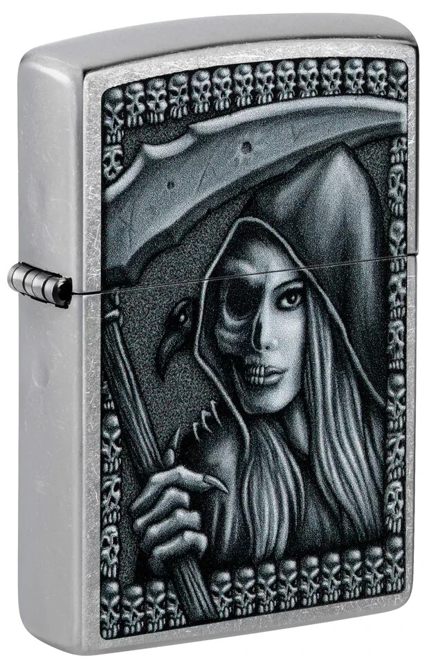 Zippo Grim Beauty Design Street Chrome 46151