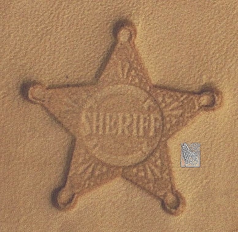 CRAFTOOL - TANDY LEATHER 3D STAMP - 8594-00  SHERIFF  - NEW