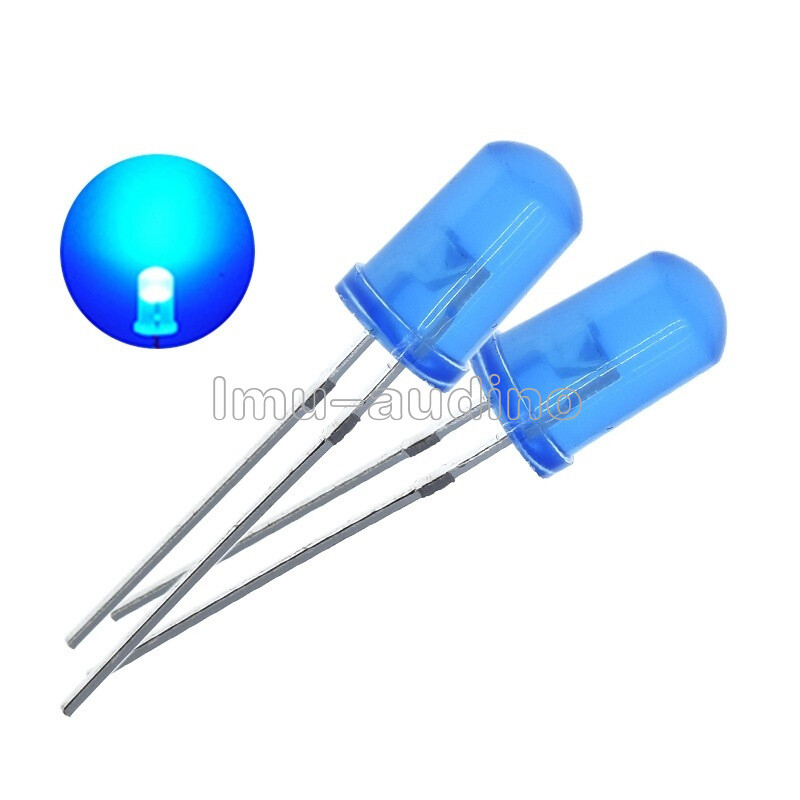 100pcs LED 5MM BLUE COLOR BLUE LIGHT Super Bright