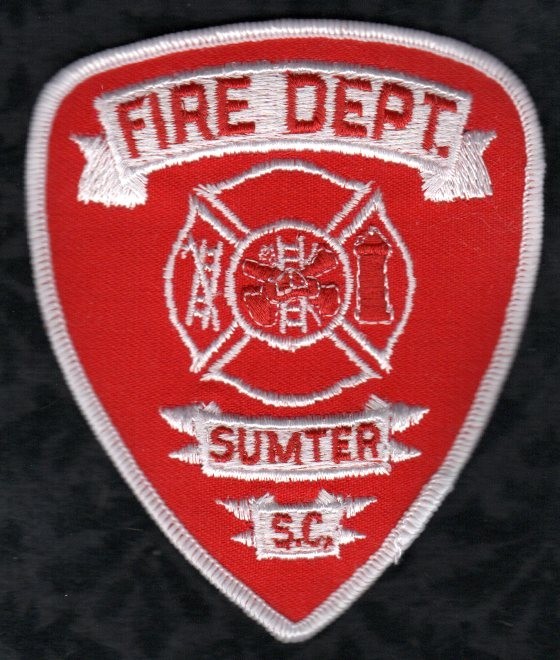 Sumter South Carolina Fire Department Patch