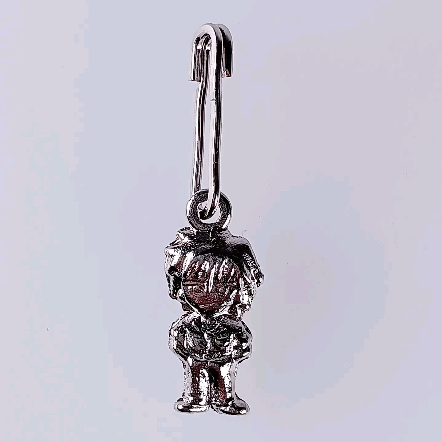 Kaworu Nagisa Neon Genesis Evangelion Zipper Figure, Metal Charm, SEGA (Japan)