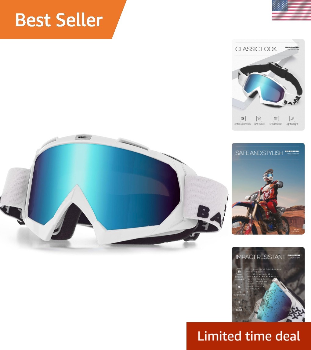 Motorcycle ATV Goggles Dirt Bike Motocross Safety ATV Tactical Riding Motorbi...