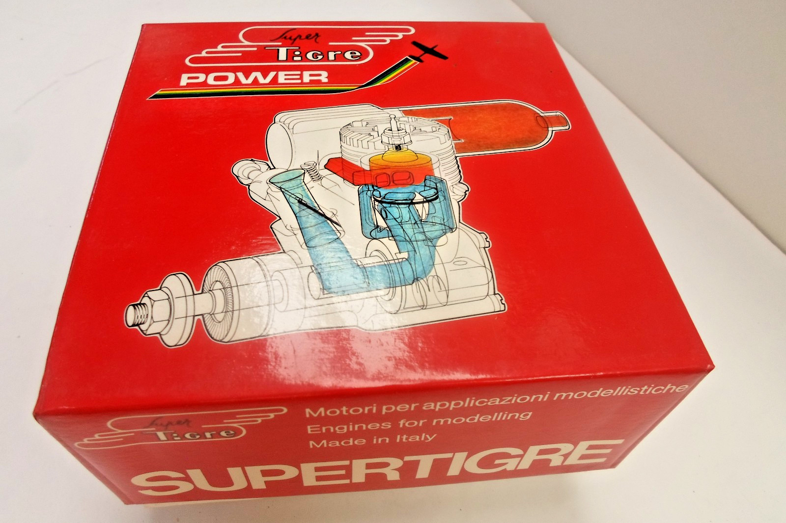 Super Tigre Radio Control Vintage Engine / Empty Box with Hardware