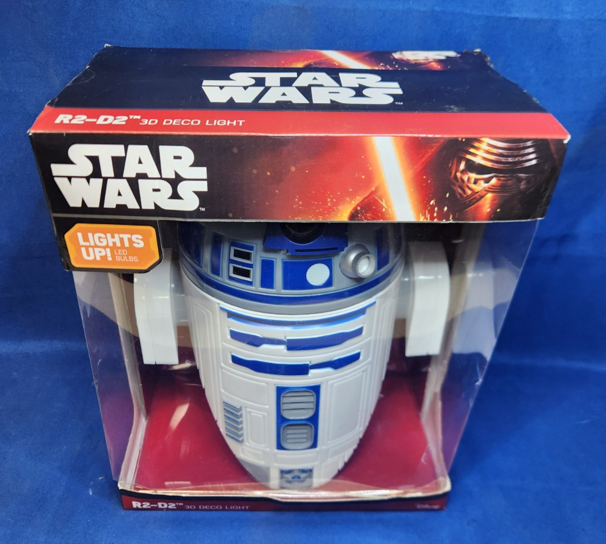 Star Wars R2-D2 3D Deco Light FX LED Wall Light ~ Shelf wear box