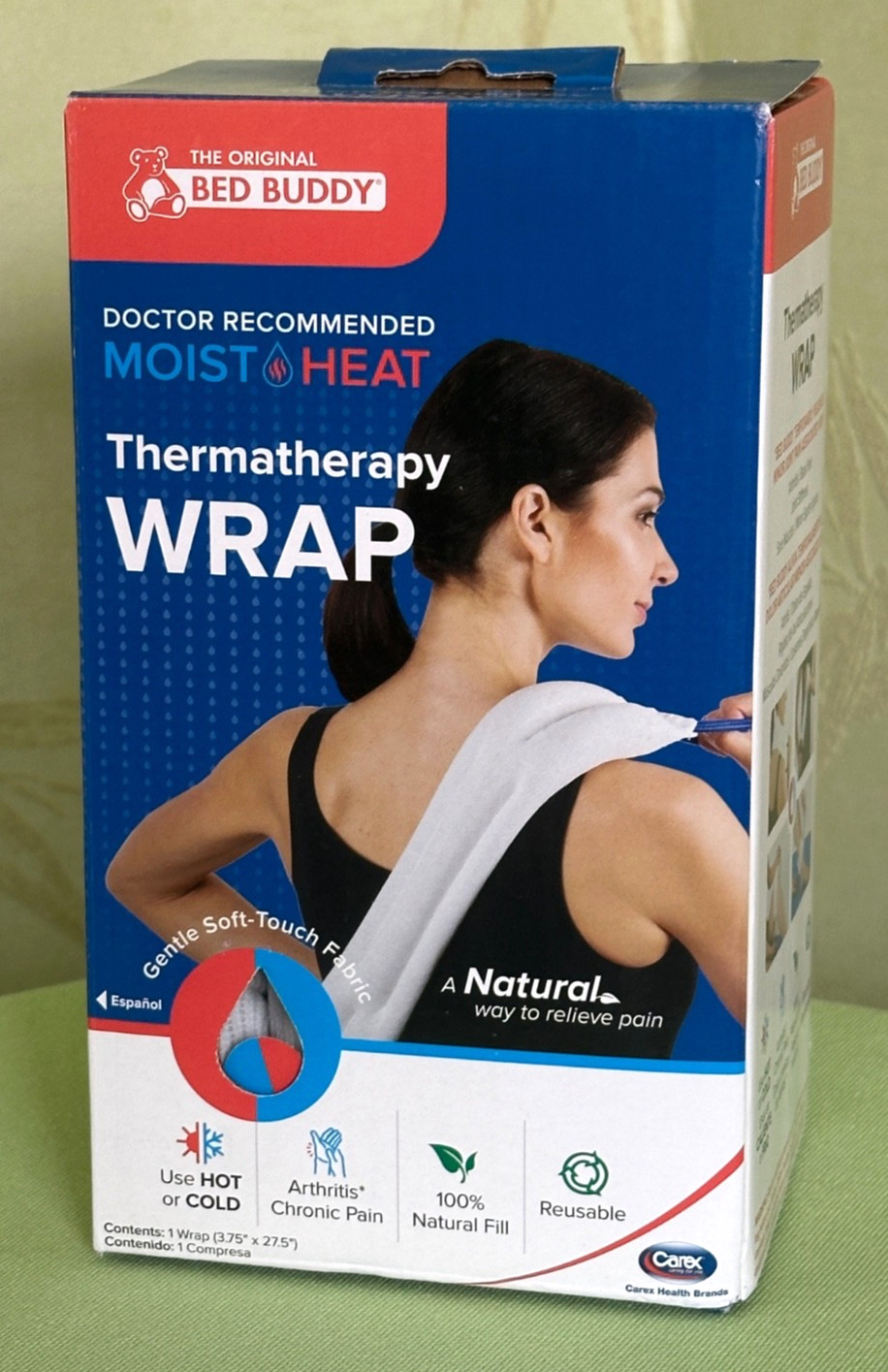 THE ORIGINAL BED BUDDY THERMATHERAPY WRAP:NIB