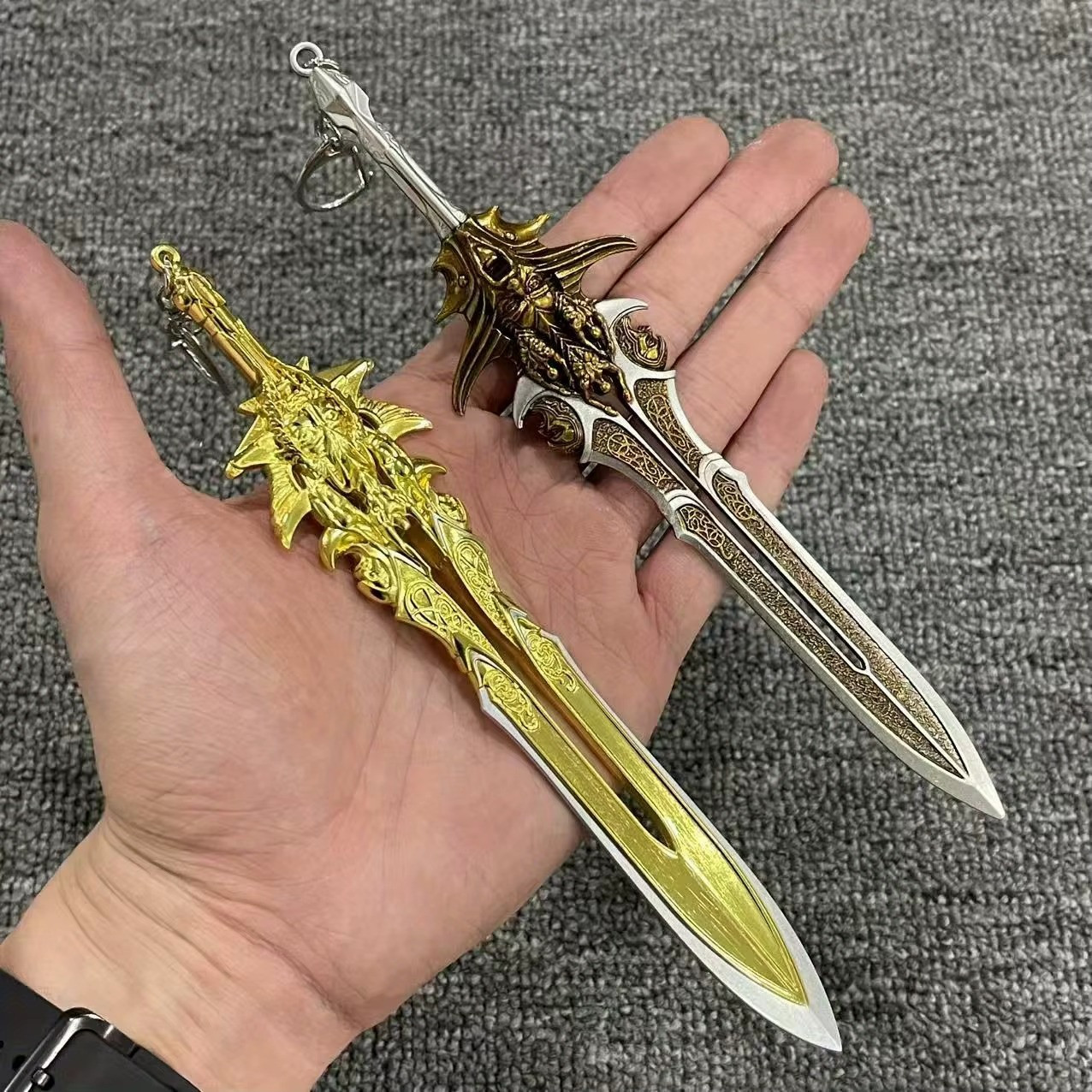 7inch God of War 4 Katana Metal Anime Kratos Athena Blade Olympus Ghost Leviatha