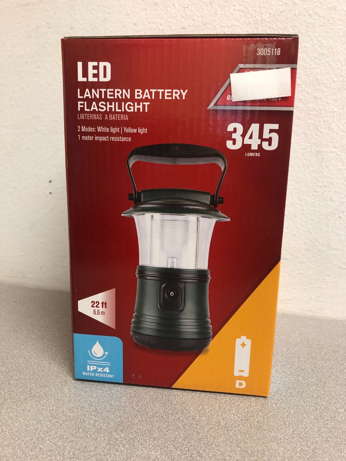 345 lm Green LED Camping Lantern