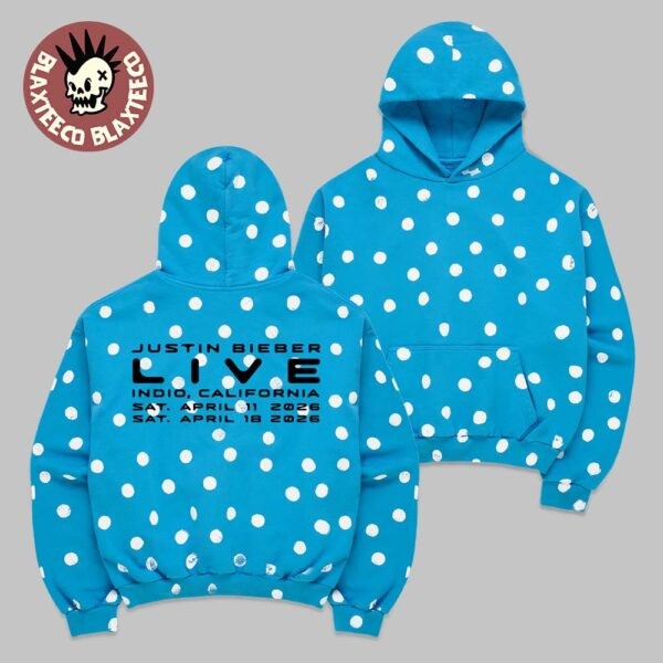 Justin Bieber 2026 Live In Indio California On April 11 18 3D Hoodie Reprint