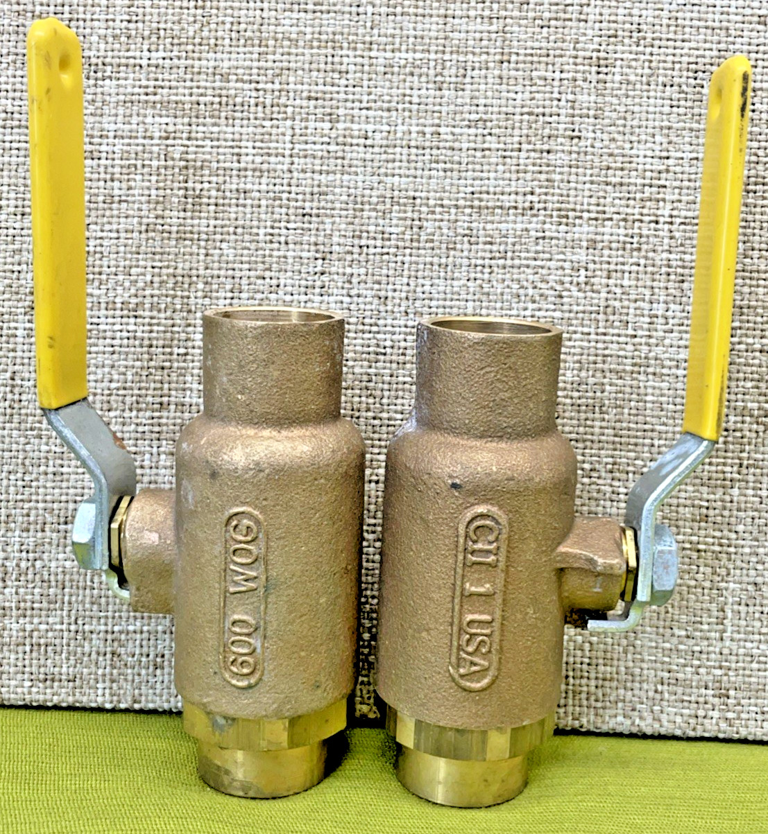 APOLLO CII 1 Ball Valve (Lot of 2)
