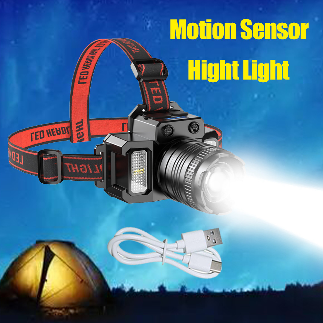 900000LM LED Headlamp Rechargeable Headlight Zoomable Head Torch Lamp Flashlight