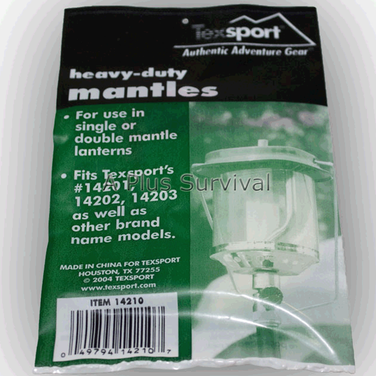 Pack of 4 Texsport Propane Lantern Mantles Camping Emergency Survival Kits