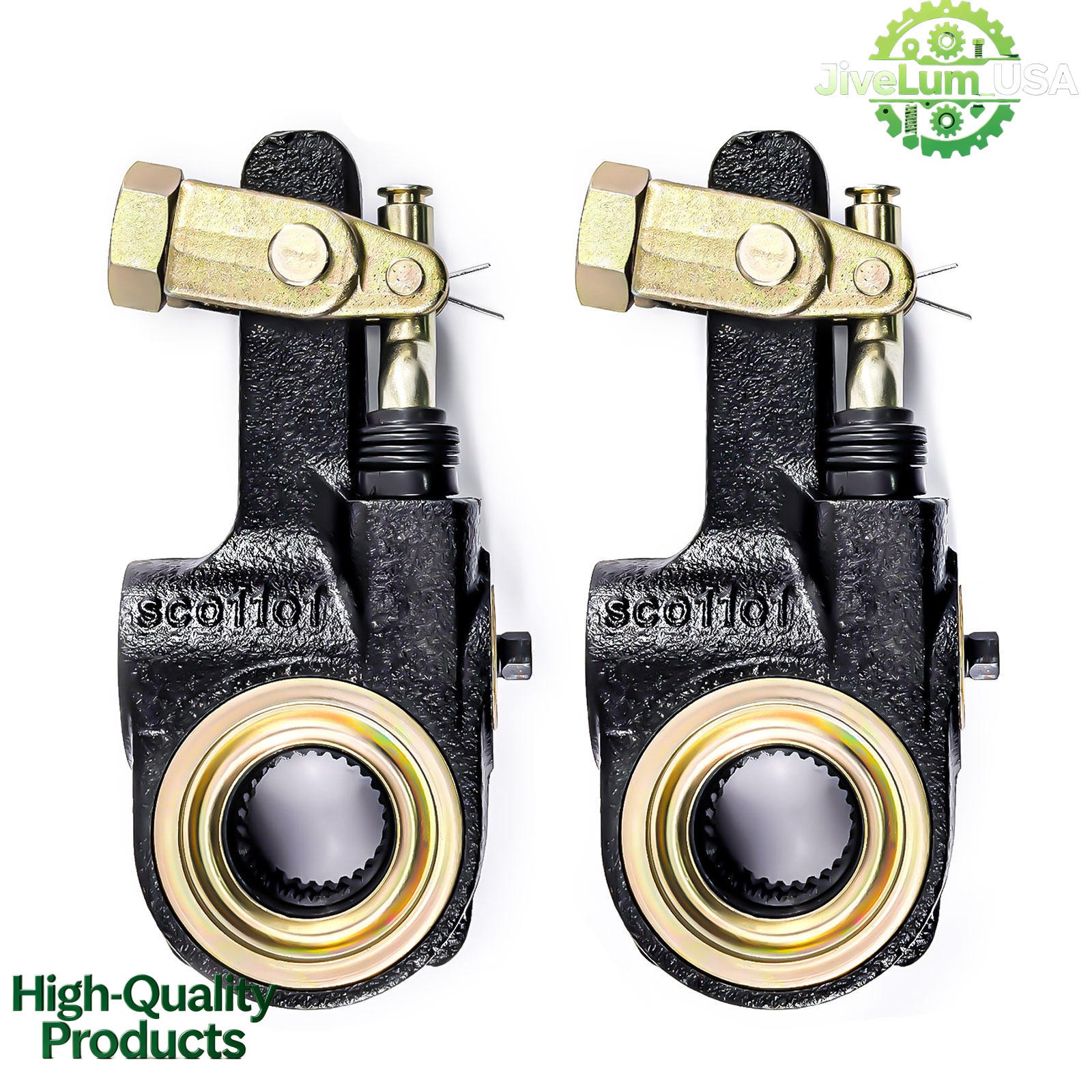 Automatic Slack Adjuster 28 Spline 5.5" For Meritor R801073 E11401 801073 2PCS