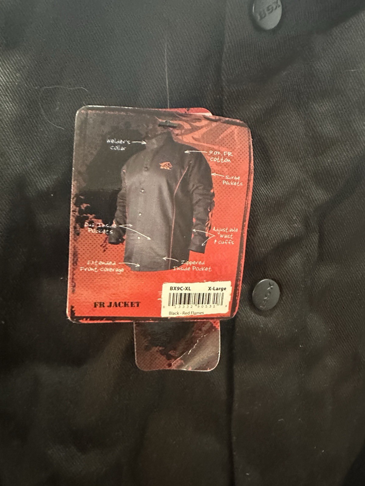 Revco BX9C-2XL Welding Jacket - Black