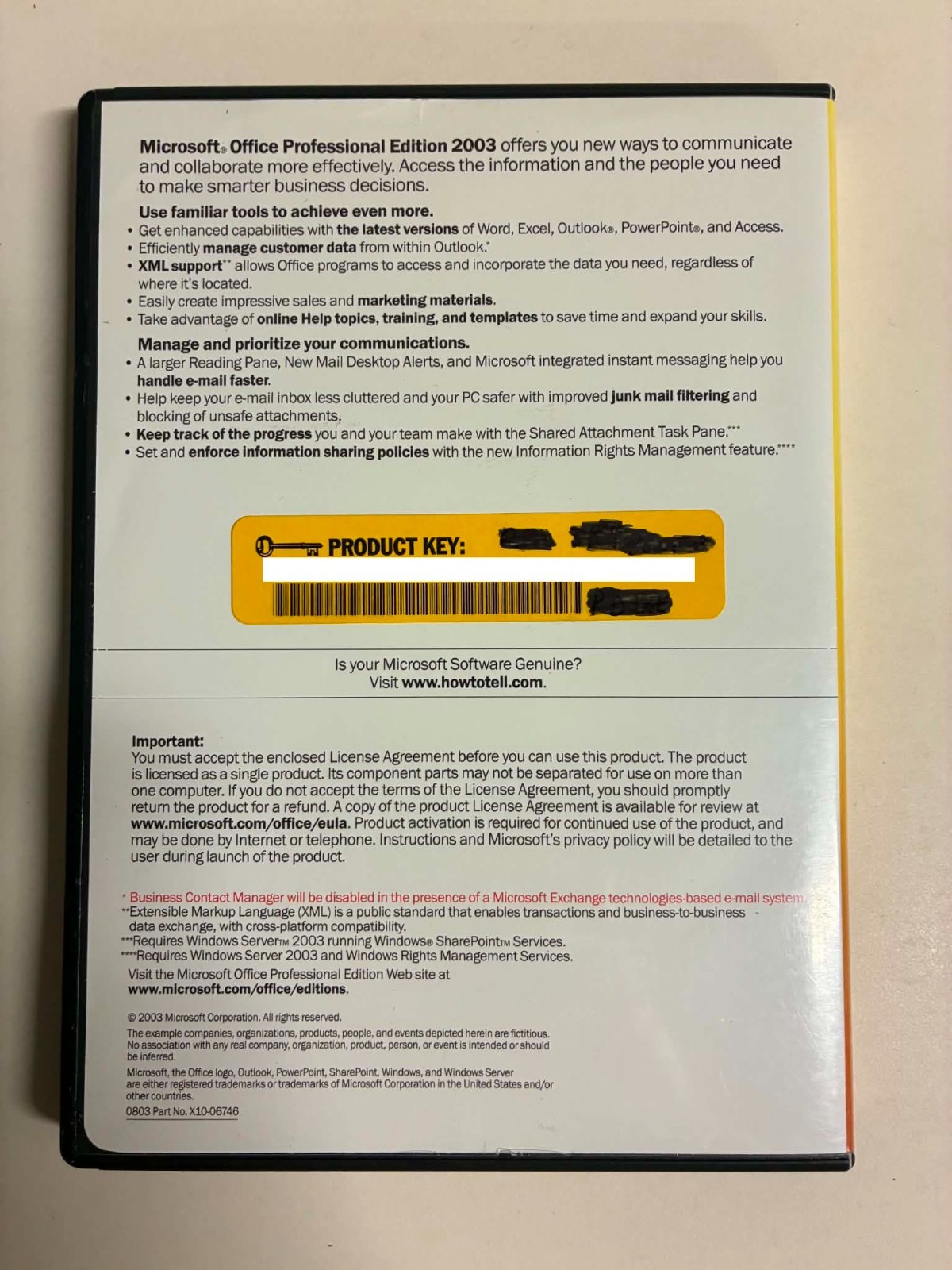 Microsoft Office Professional Edition 2003