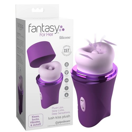 Fantasy For Her Lush Kiss Plush Kissing, Vibrating, Sucking and Licking Massage