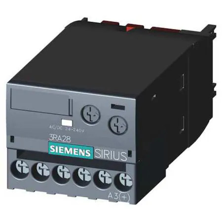 Siemens 3Ra28111cw10 Timing Relay, On Delay, 24-240V Ac/Dc
