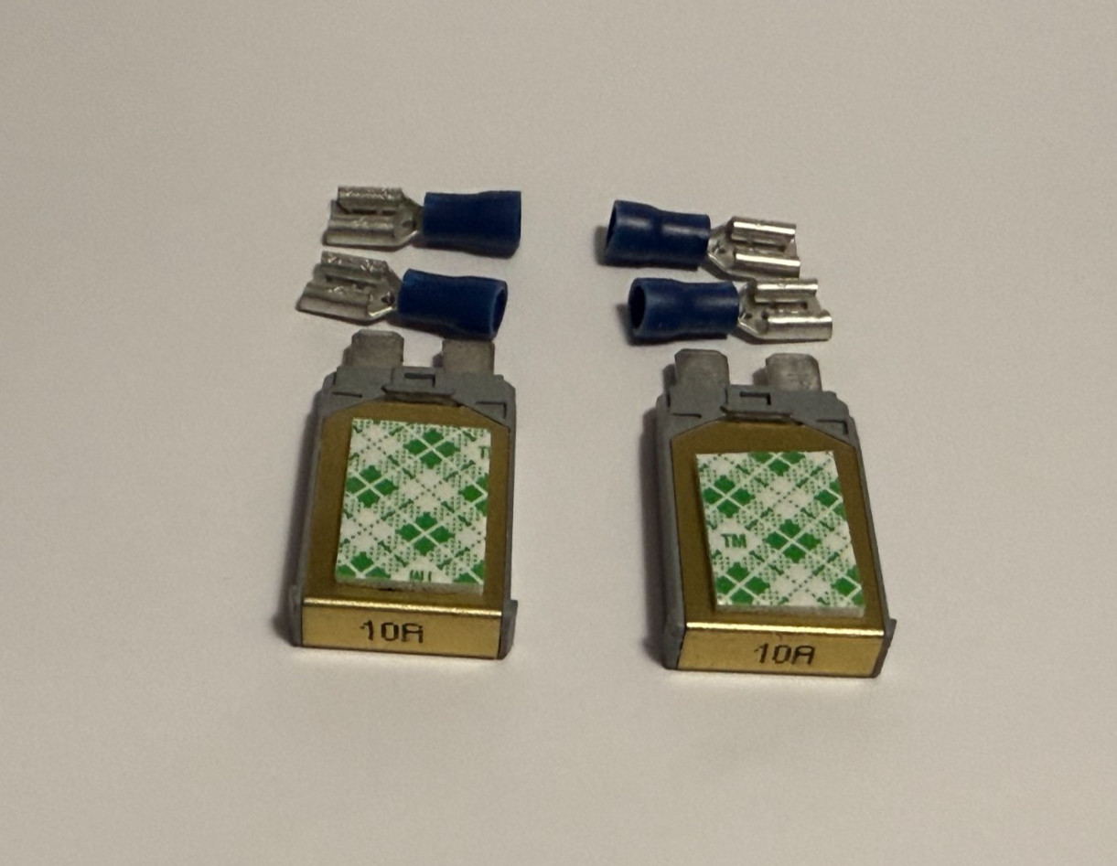 (2) KW 10 Amp Circuit Breaker For Lionel KW Transformer Brand New w/ disconnects