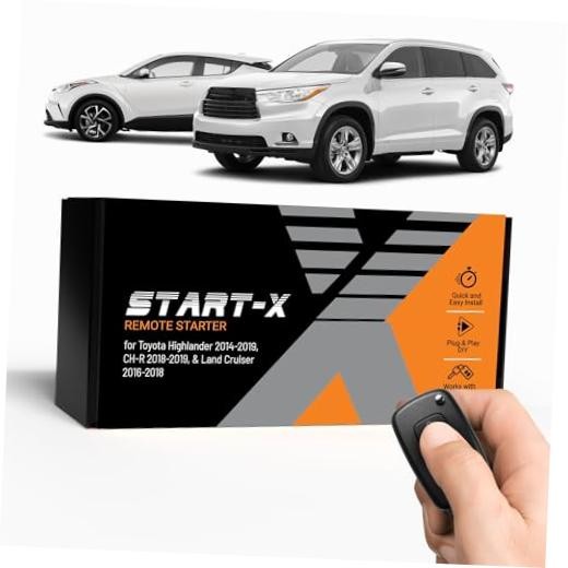 Remote Start Kit for Non-Hybrid Highlander, C-HR, Land Cruiser | Push-to