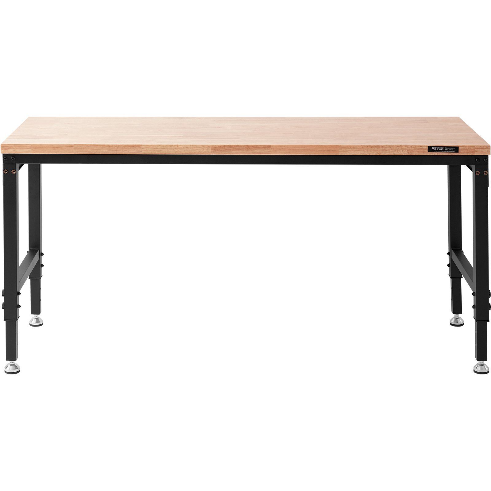 72" L X 25" W Adjustable Workbench with Universal Wheels 3000 LBS Load Capacity