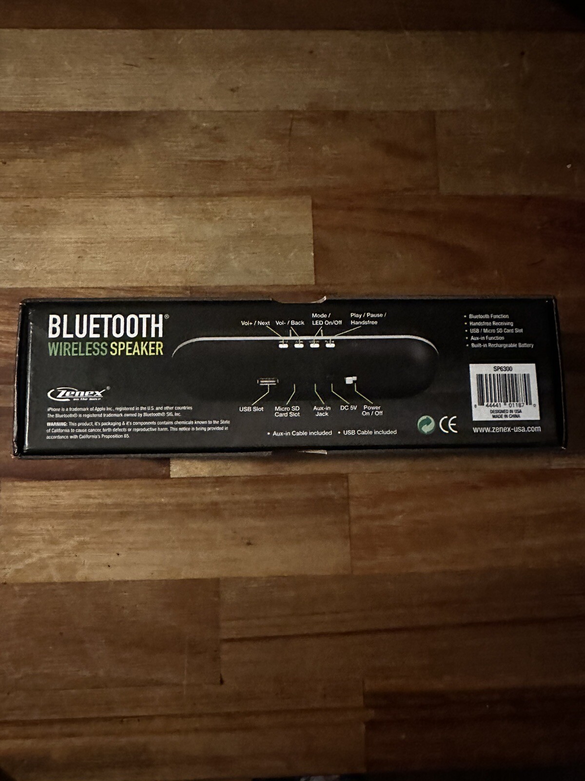 Zenex Bluetooth LED Wireless Capsule Speaker