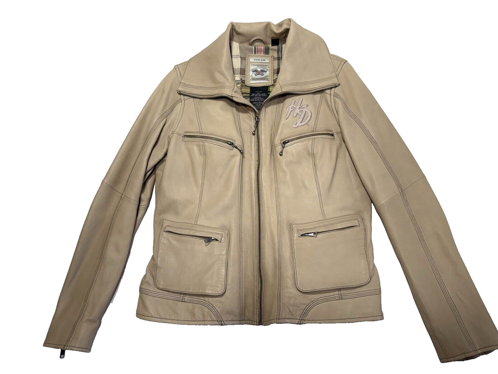 Harley Davidson Women's Santa Fe Leather Jacket Size XL