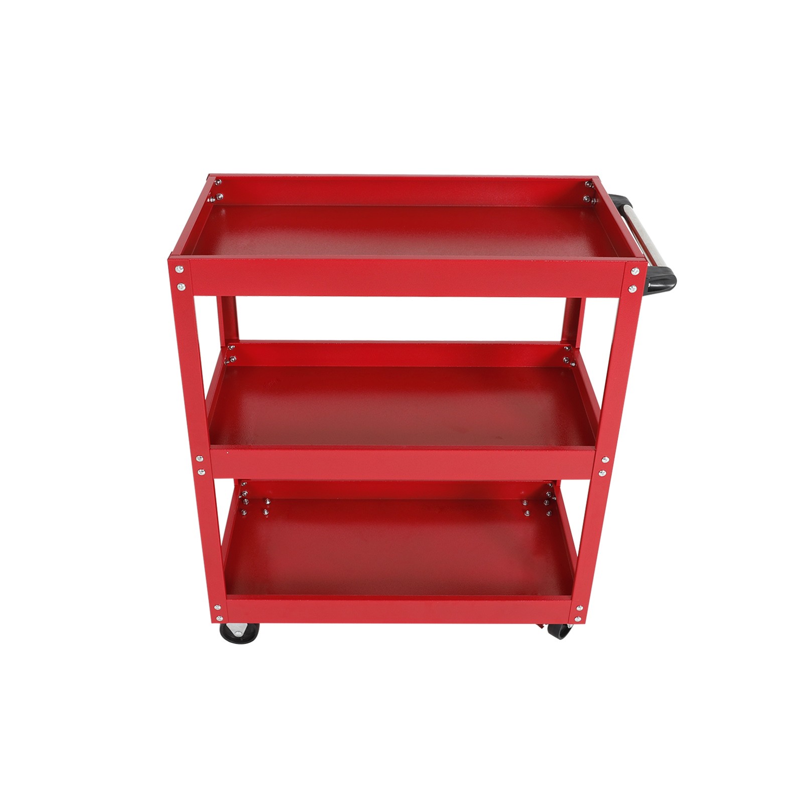3-Tier Rolling Tool Cart Mechanic Tool Cart with Lockable 330 lbs Capacity