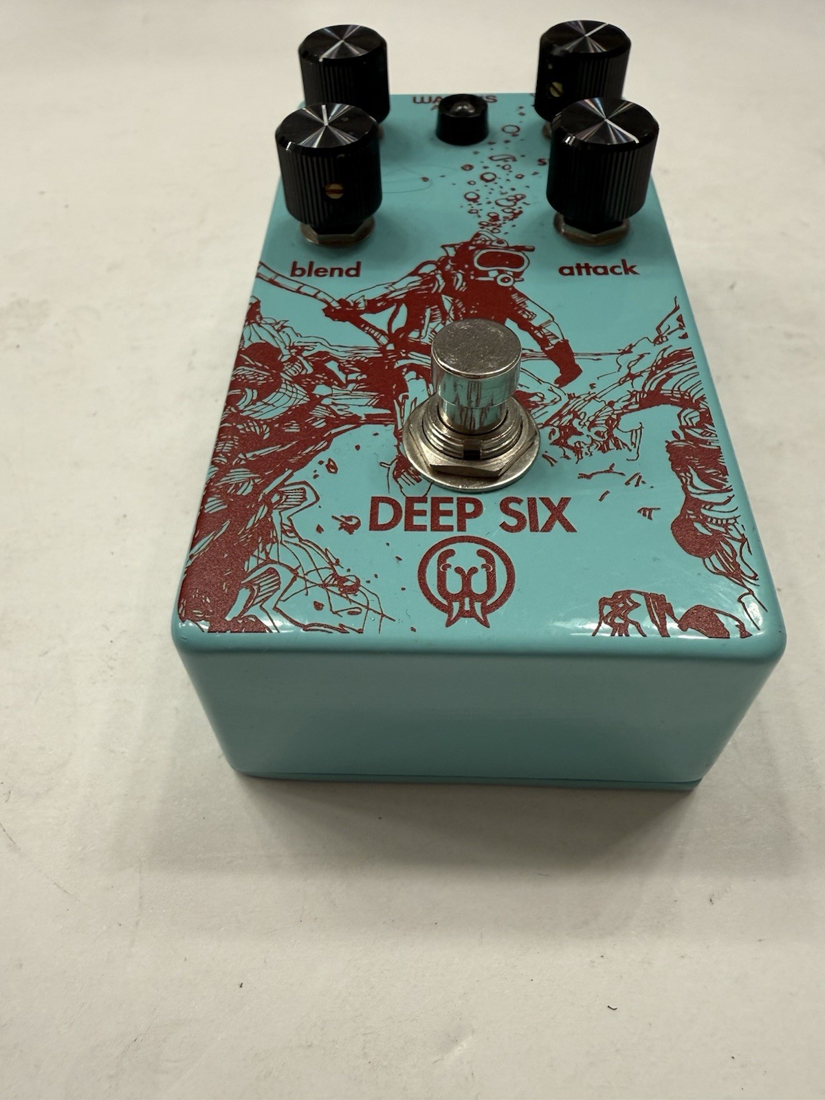 Walrus Audio Deep Six V1 Compressor Sustainer Compression Guitar Effect Pedal