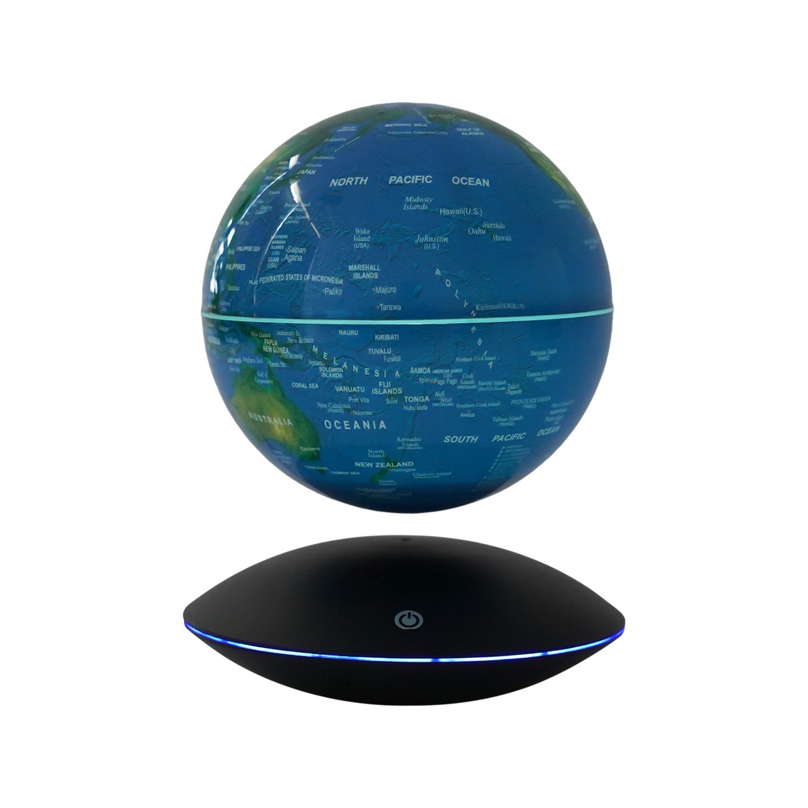 LED Globe Magnetic Levitation Floating Globe Light World Map Rotating Night Lamp