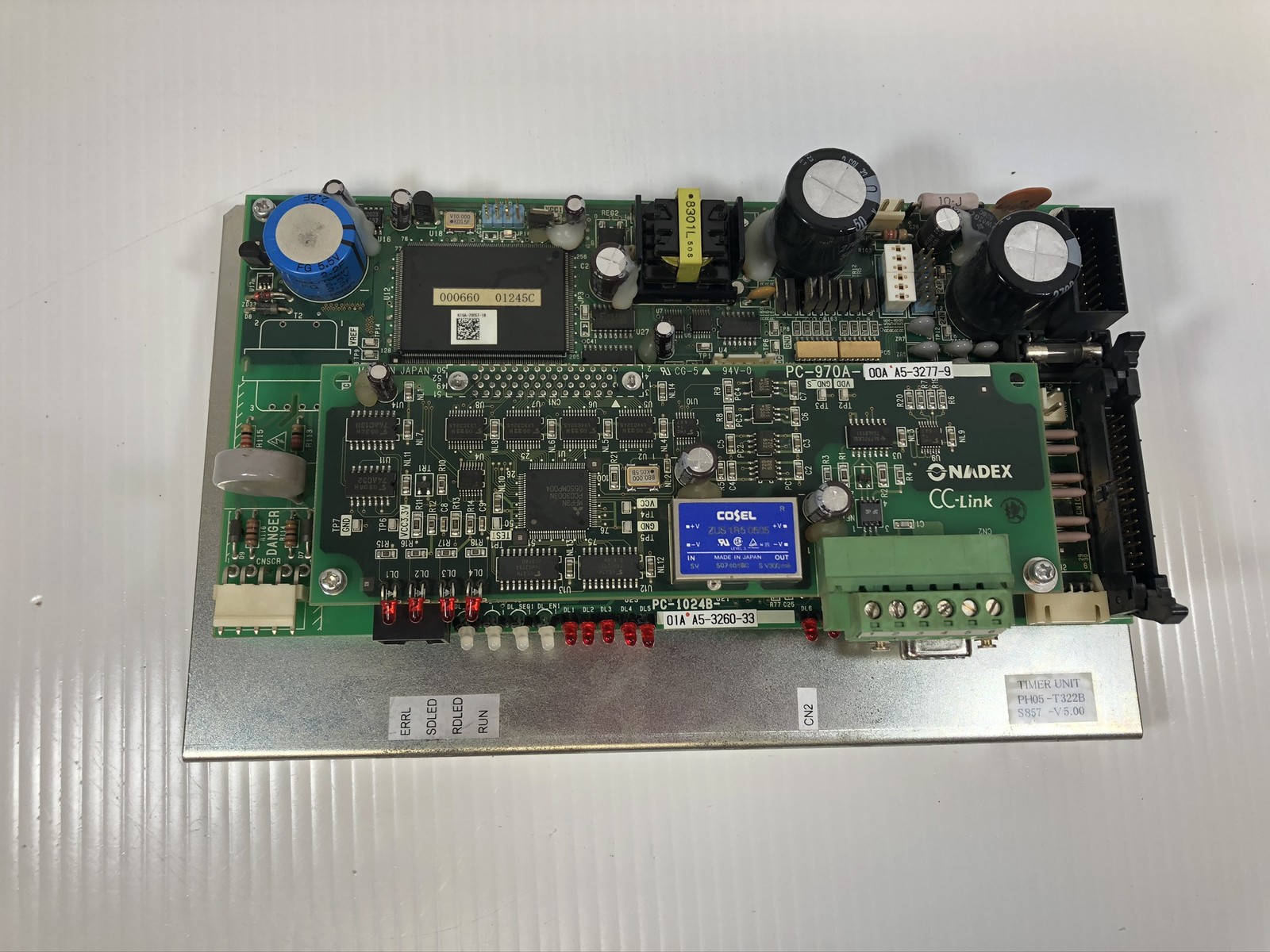 Nadex PC-970A-00A Timer Unit PH05-T322B S857-V5.00 Circuit Board
