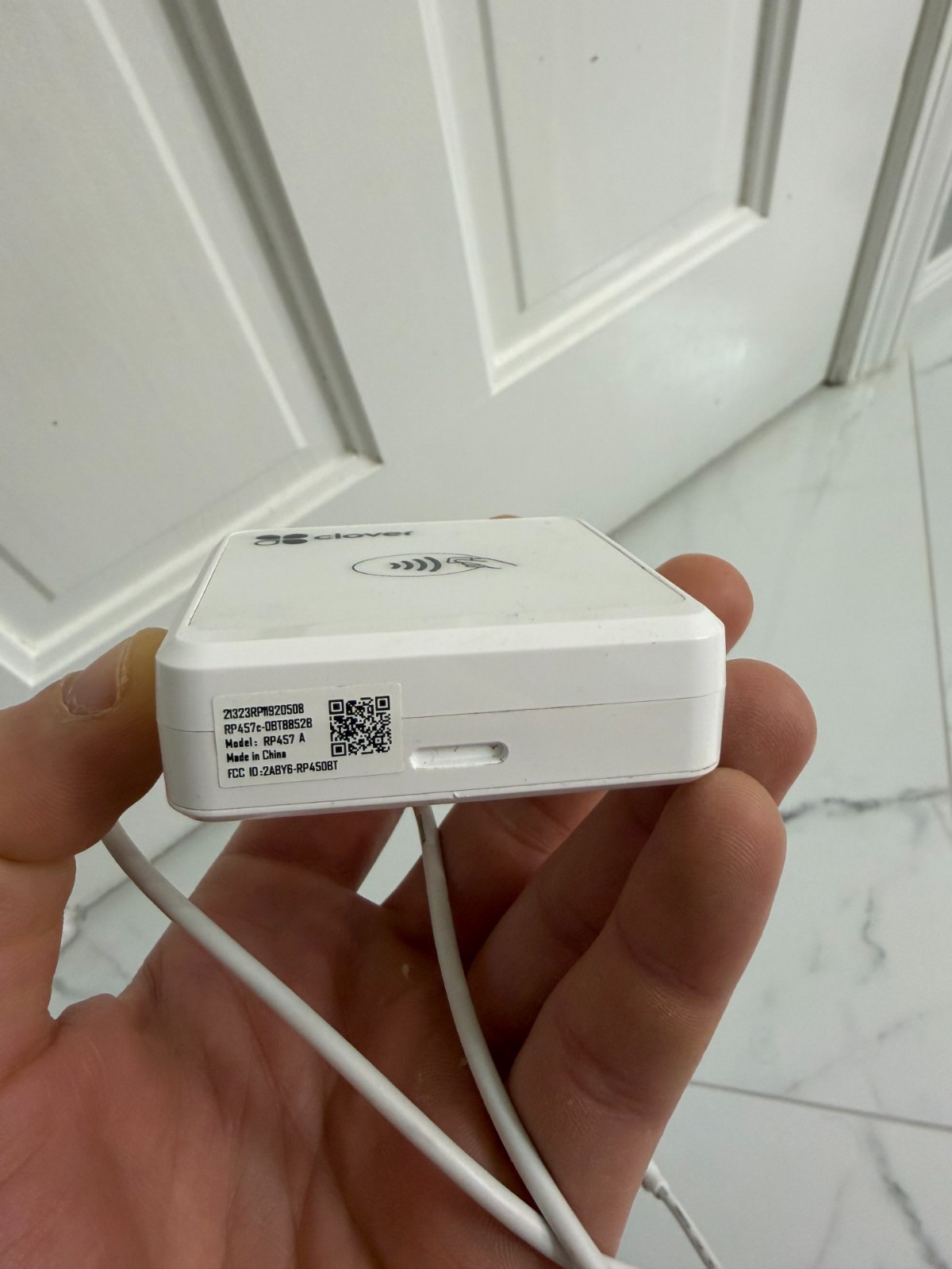 Clover RP457 Contactless Car Reader - White