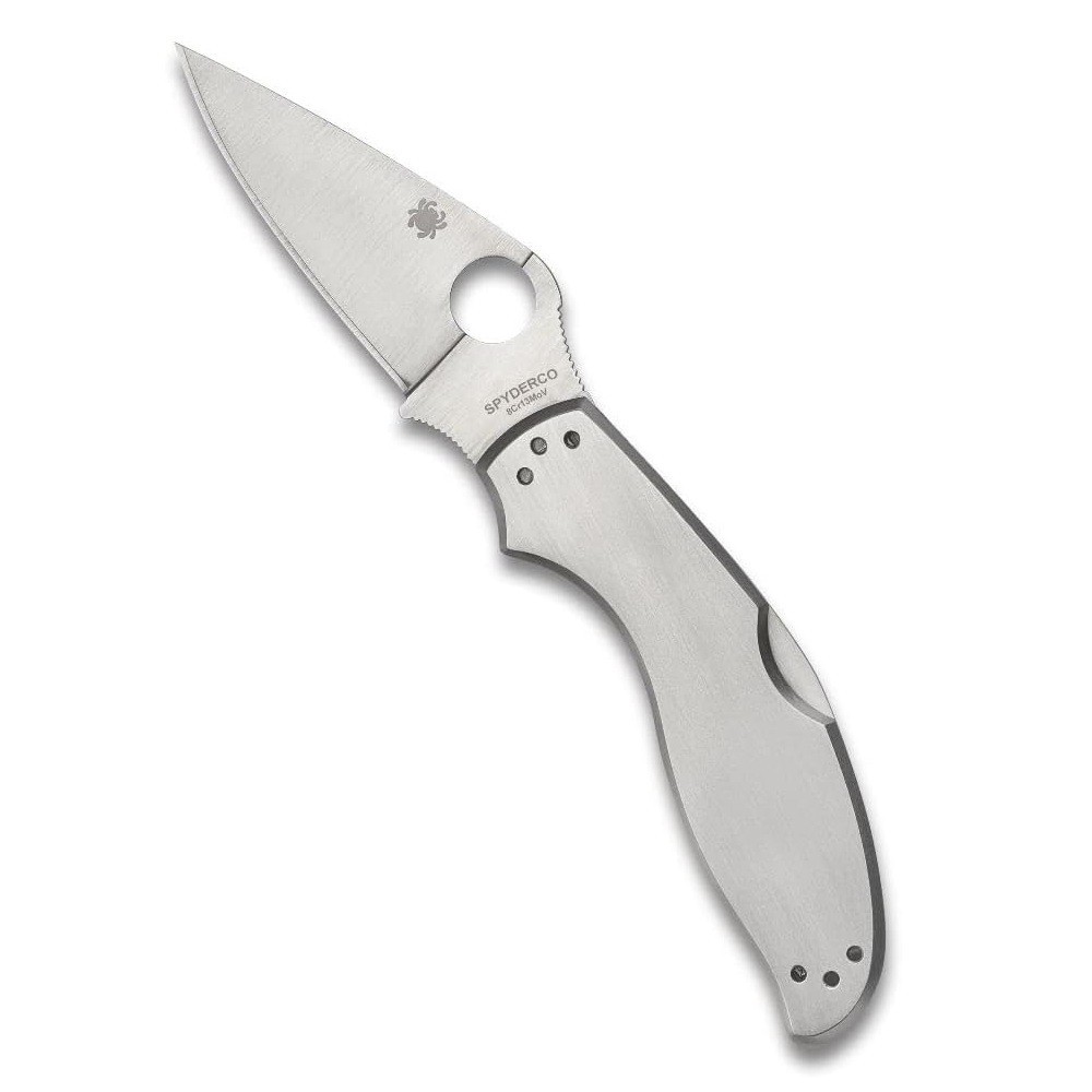 Spyderco C261P Uptern Non-Locking Folding Knife with 8Cr13MoV Steel Blade