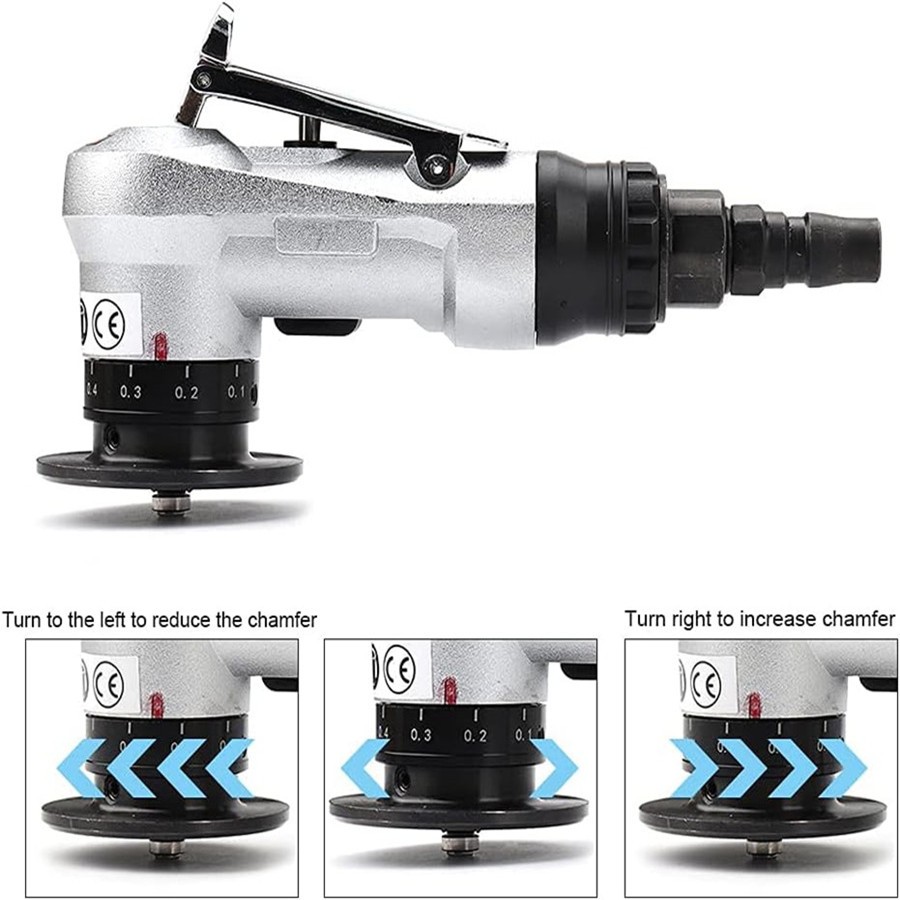 Mini Pneumatic Chamfering Beveling Machine Set For Metal Burr Trimming Air Tools