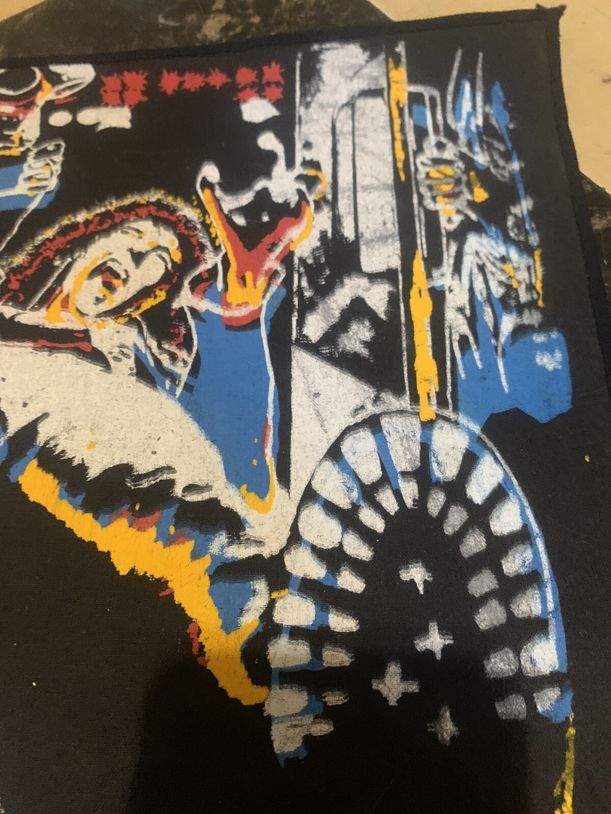 Unused 1990s Anthrax 11” By 14” Back Patch
