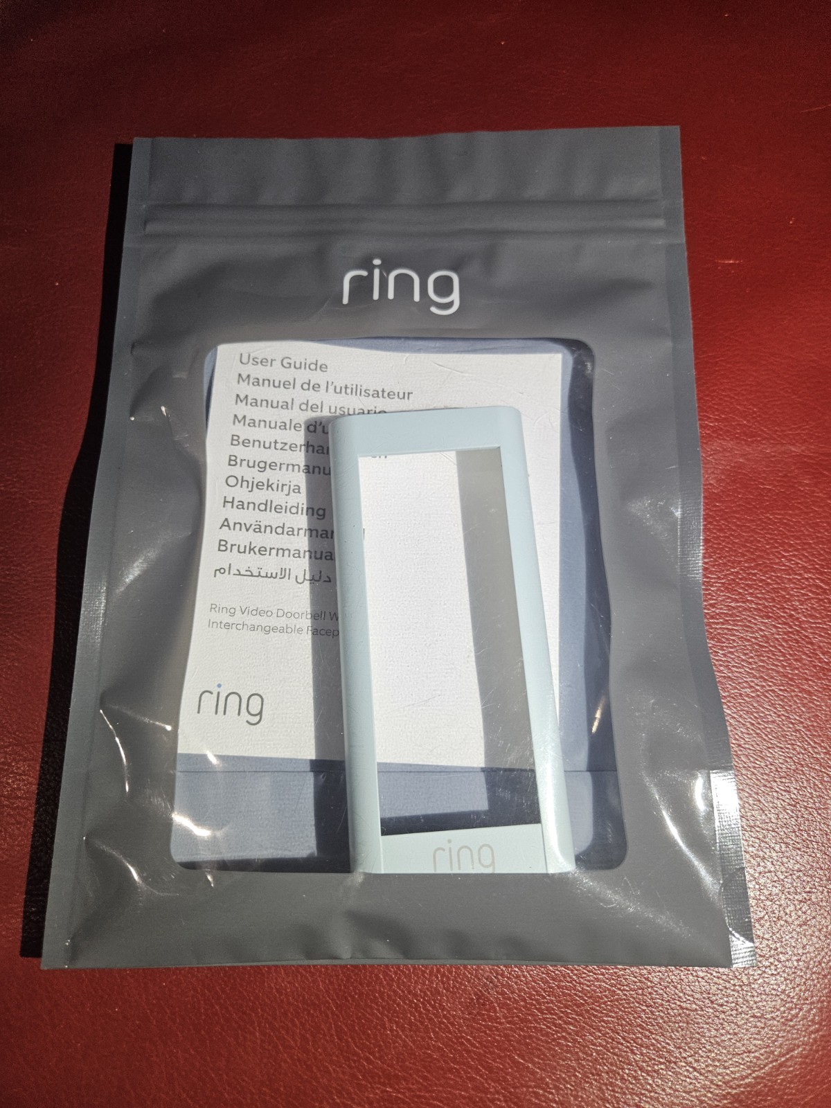 Ring Video Doorbell Wired (2021 release) Faceplate - Ice Blue