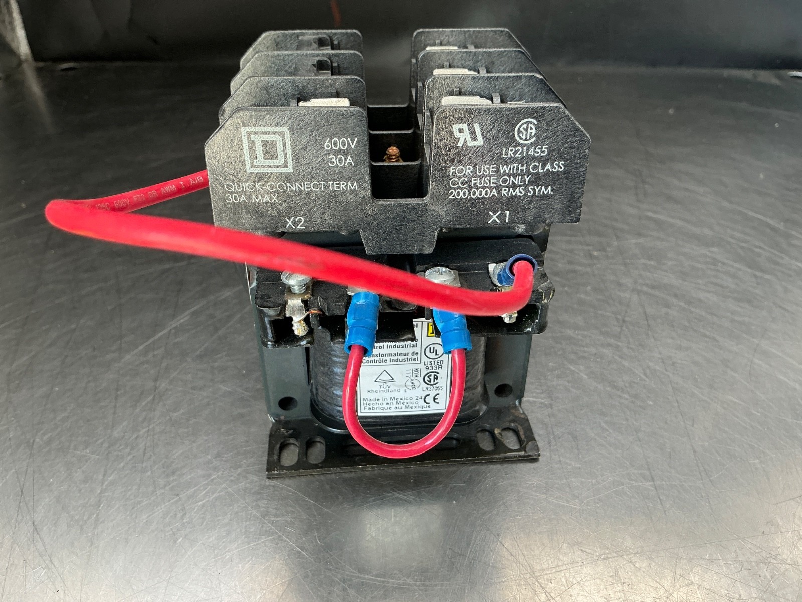 Square D 9070TF50D1 Industrial control transformer, Type TF, 1 phase