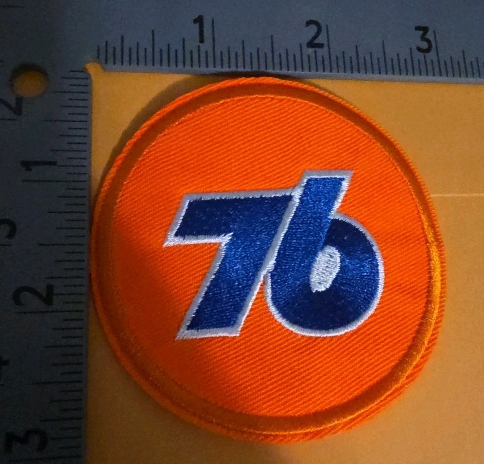 76 Gas Station Logo Embroidered Iron/Sew On Patch